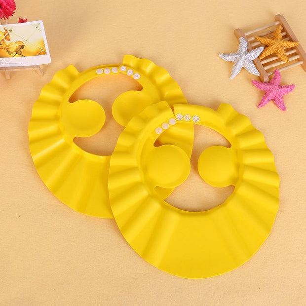 1PC Baby Adjustable Bathing Bath Protect Ears Shampoo Shower Cap