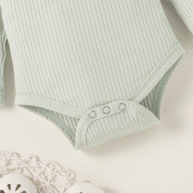 2PCS Lovely Floral Printed Baby Set