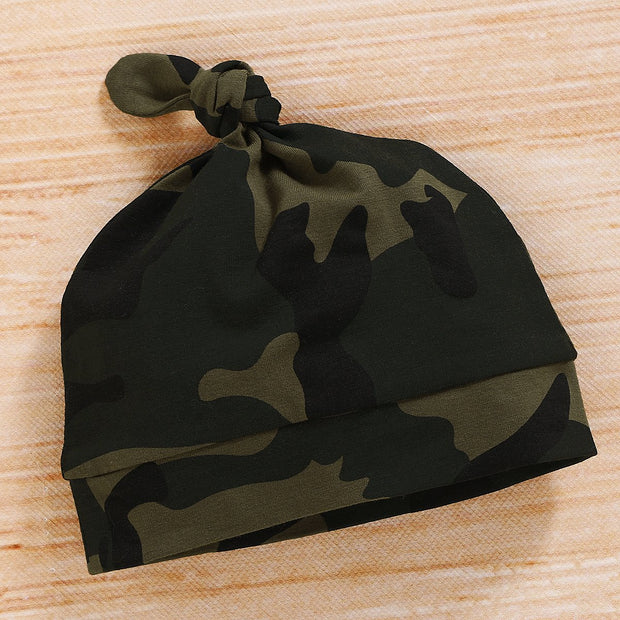 "MAMA'S BOY" Camouflage Printed Baby Set