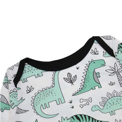 Sac de couchage pour bébé, joli dessin animé imprimé dinosaure, 2 pièces