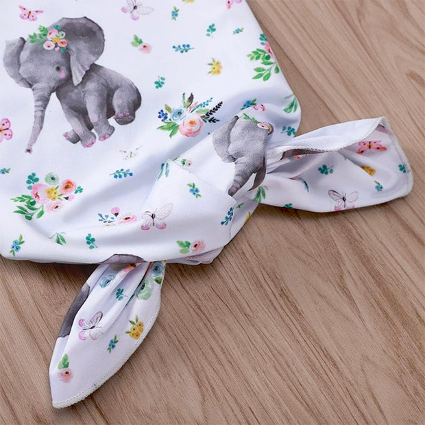 Elephant Print Sleeping Bag
