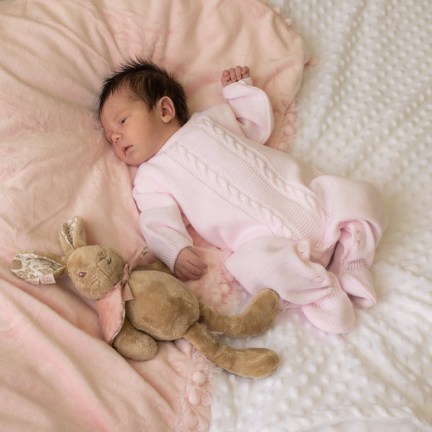 Pretty Solid Color Baby Long Sleeve Jumpsuit