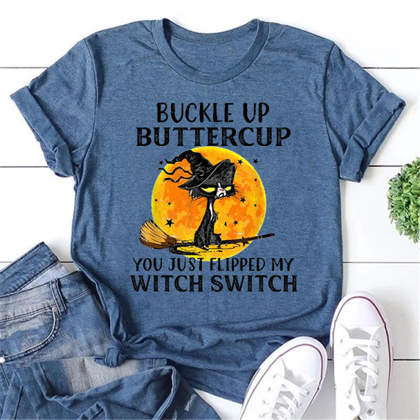 Buckle Up Bettercup Print Women Slogan T-Shirt