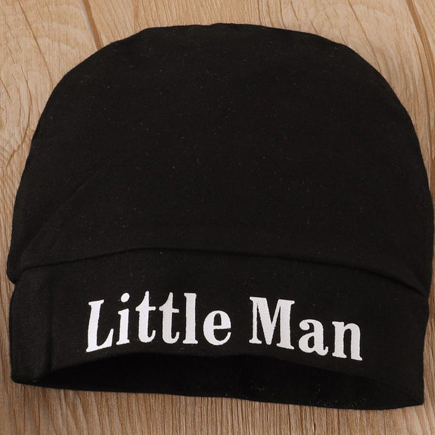 3PCS "New To The Crew" Letter Printed Baby Boy Set