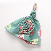 Lovely Baby Floral Printed Pajamas With Hat