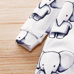 Jolie combinaison imprimée éléphant