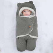 Cute Wrap Swaddle Blanket Knit Newborn Baby Sleeping Bag