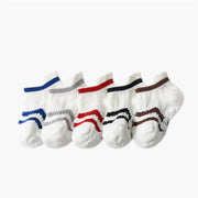 5 Pair Baby Boy Girl Lovely Short Cotton Non-slip Socks