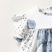 Sweet Elephant Printed Baby Dress