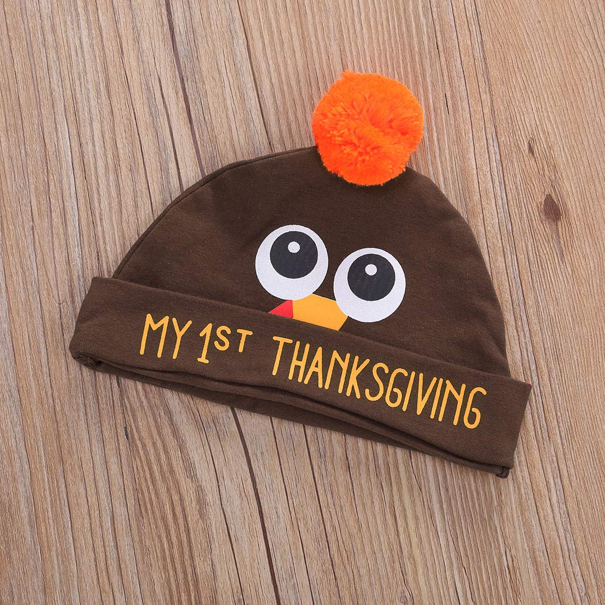 3PCS "Mommy's Little Turkey’" Letter Printed with Pants Baby Set