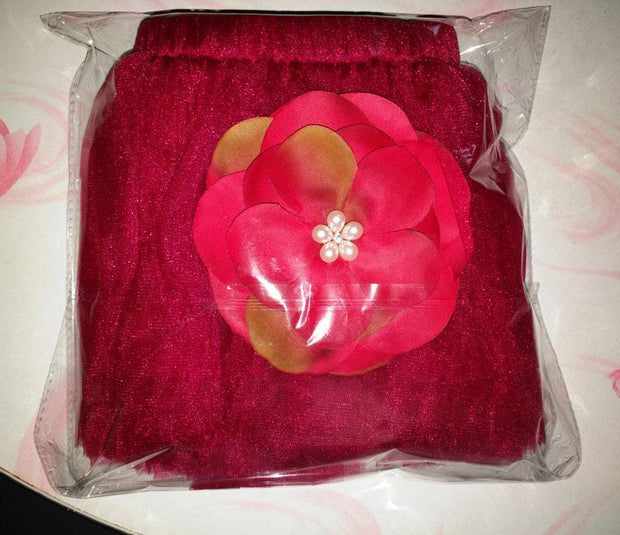 Newborn Photography Princess Tutu Skirt Headband-Burgundy